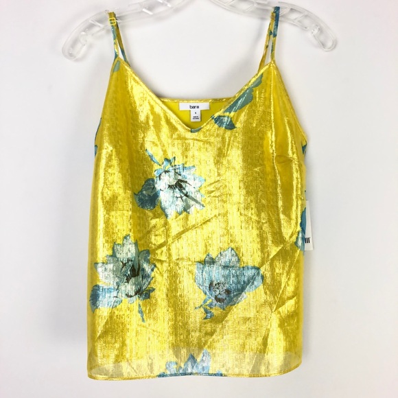 Bar III Tops - NWT Bar III Spring Floral Sky Dream Light Camisole